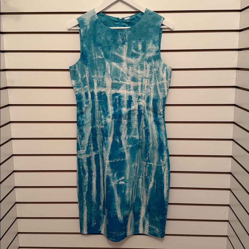 Elie Tahari Aqua Sheath Dress